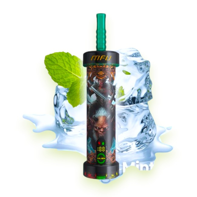 MFU SHISHA X1 40000 0.5% - GUM MINT