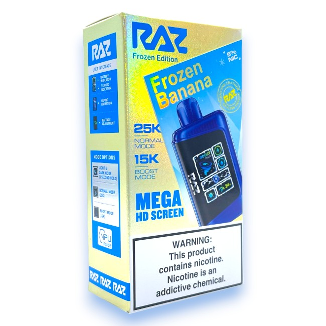 RAZ LTX 25000 5% FROZEN EDITION - BANANA