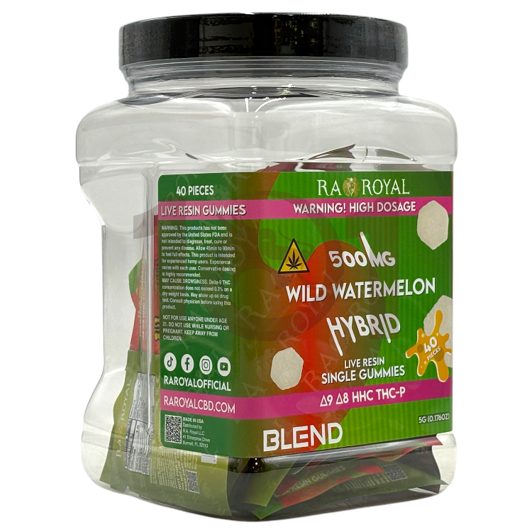 RA ROYAL LR BLEND D9+D8+HHC+THCP 500MG - HYBRID WILD WATERMELON