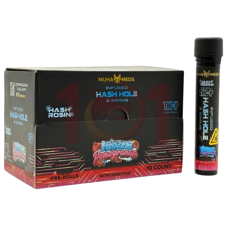 MUHA MEDSHASH HOLE THCP PREROLL 2GM - FROZEN POMEGRANATE