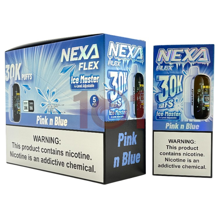 NEXA 30000 FLEX ICE POD 5% - PINK N BLUE