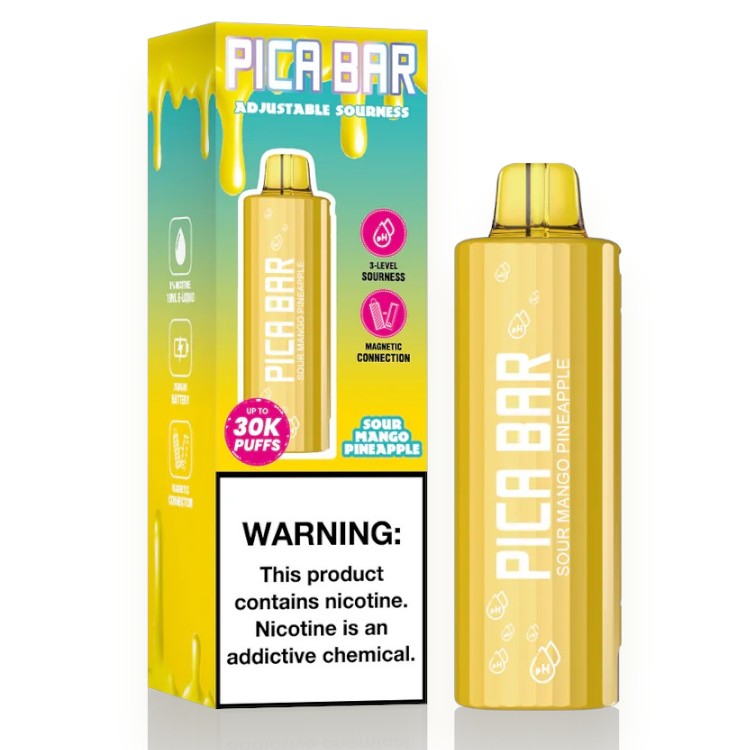 PICA BAR ADJUSTABLE COOLNESS 30000 5% - SOUR MANGO PINEAPPLE