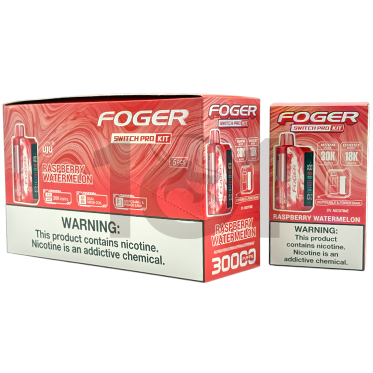 FOGER SWITCH PRO KIT 30000 5% - RASPBERRY WATERMELON