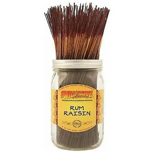 WILD BERRY - FRAGRANCE - INCENSE - 11"/CT - 100CT/PK -  RUM RAISIN