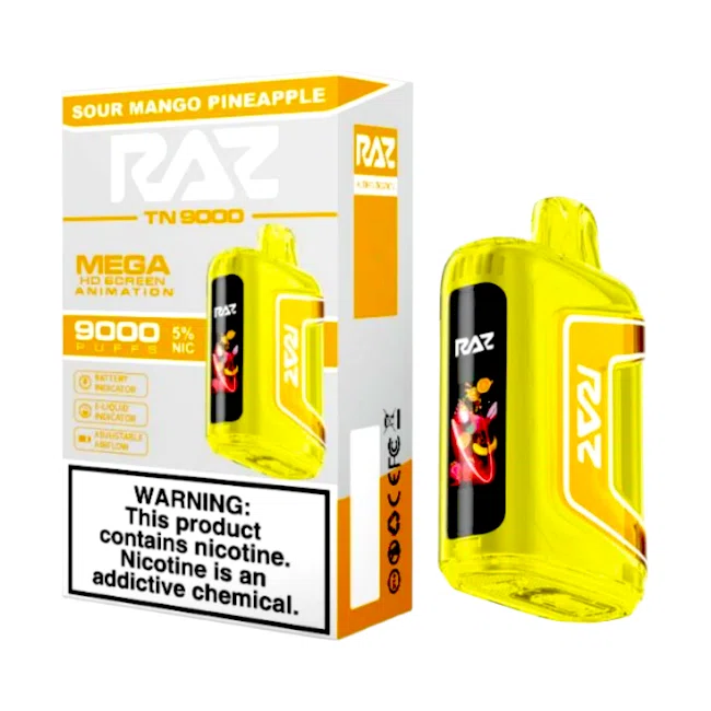 RAZ TN9000 5% - SOUR MANGO PINEAPPLE