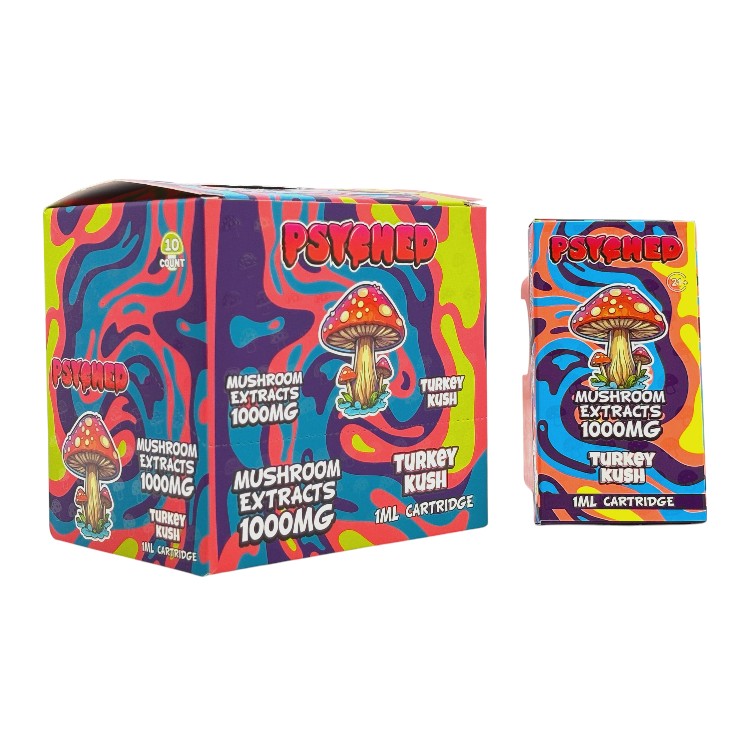 PSYCHED MUSHROOM EXTRACTS 1ML CARTRIDGE 1000MG - TURKEY KUSH