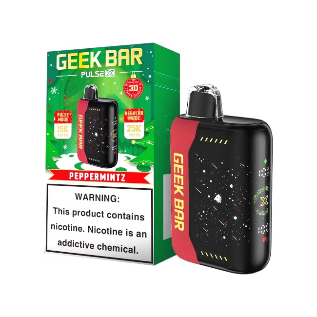 GEEK BAR PULSE X 25000 5% - PEPPERMINTZ