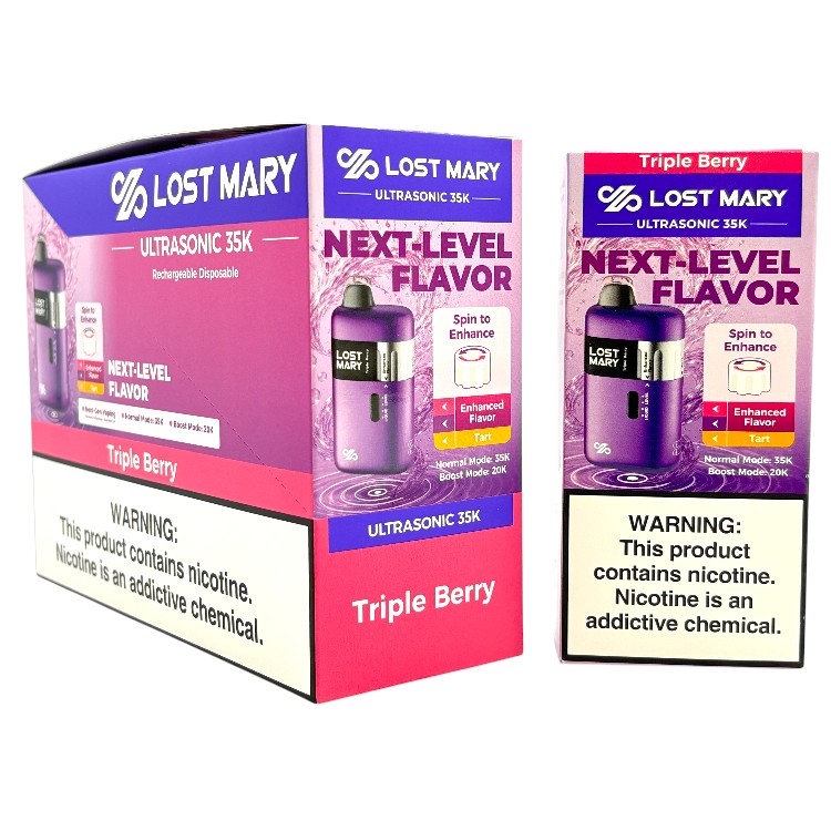 LOST MARY ULTRASONIC 35000 5% - TRIPLE BERRY