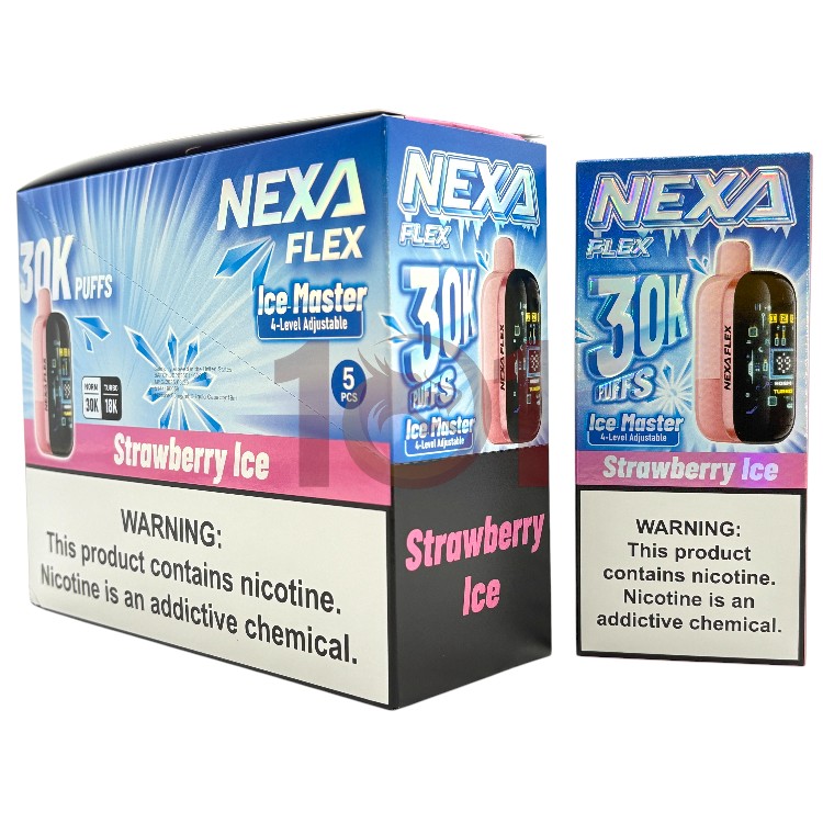 NEXA 30000 FLEX ICE POD 5% - STRAWBERRY ICE