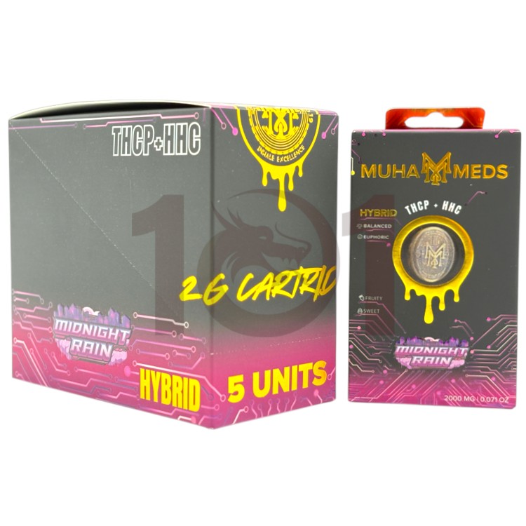 MUHA MEDS THCP+HHC 2GM CARTRIDGE HYBRID - MIDNIGHT RAIN