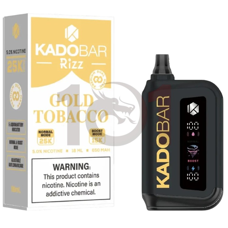 KADO BAR RIZZ 25000 5% - GOLD TOBACCO