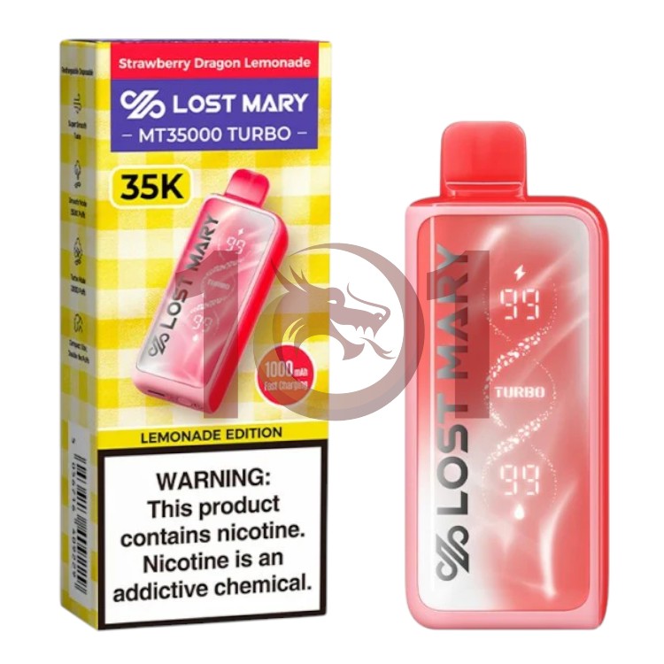 LOST MARY MT35000 TURBO 5% - STRAWBERRY DRAGON LEMONADE