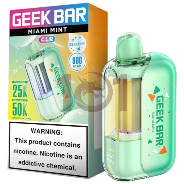 GEEK BAR CLR 50000 5% - MIAMI MINT