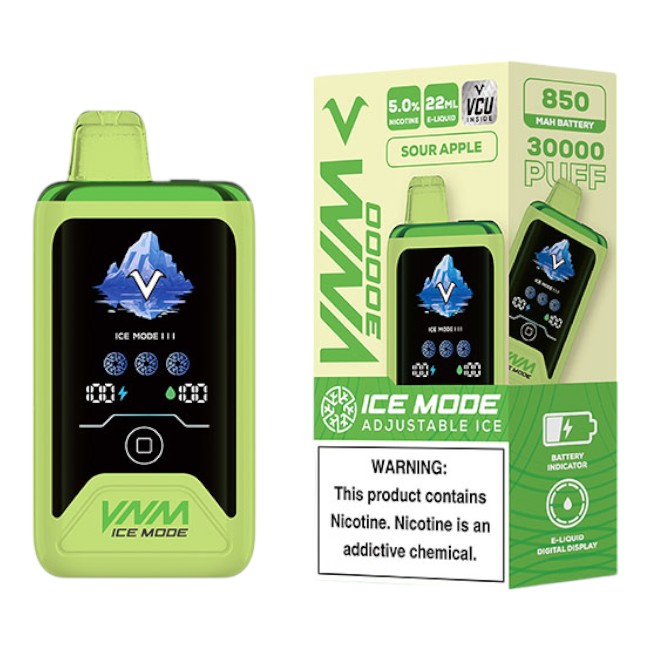 VNM ICE MODE VN30000 5% - SOUR APPLE
