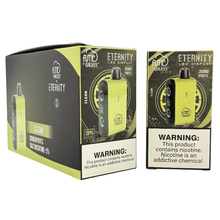 FUME X ETERNITY 20000 3% - CLEAR