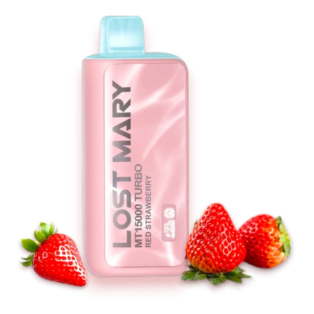 LOST MARY MT15000 TURBO 5% - RED STRAWBERRY