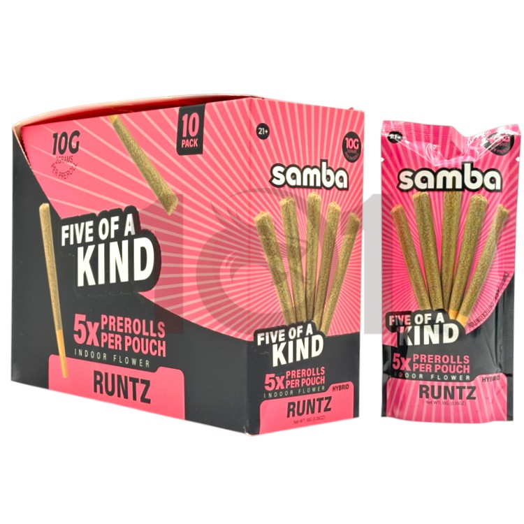 SAMBA FIVE OF A KIND 2GM 5CT PK PREROLL HYBRID - RUNTZ