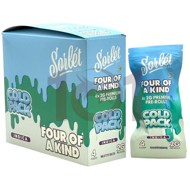SORBET LABS THCP PREROLL 2GM 4CT PK INDICA - COLD PACK