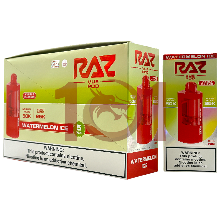RAZ VUE 50000 POD 5% - WATERMELON ICE