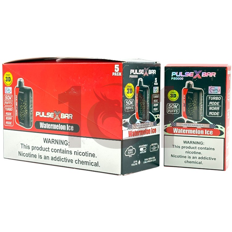 PULSE X BAR P50000 5% - WATERMELON ICE