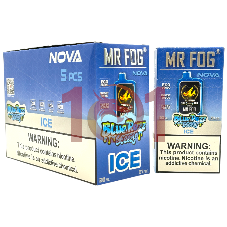 MR FOG NOVA 36000 5% - BLUE RAZZ STEEZY ICE
