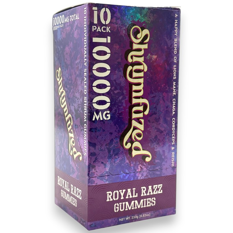 SHRUMFUZED NOOTROPIC BLENDZ MUSHROOM GUMMY 1000MG 10CT PK (10000MG/PK) - ROYAL RAZZ