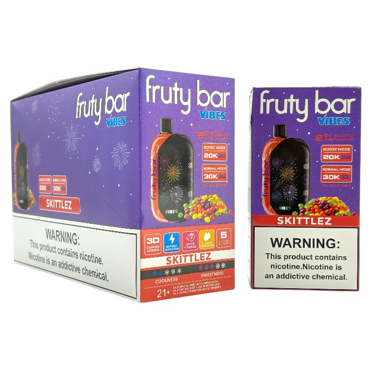 FRUTY BAR VIBES 30000 5% - SKITTLEZ