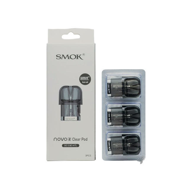 SMOK NOVO - 2 MTL DC 0.8OHMS BRIGHT BLACK