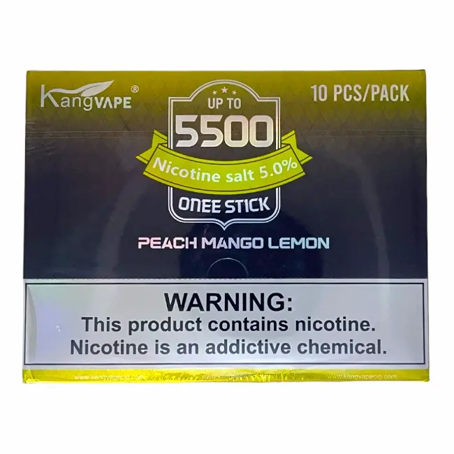KANGVAPE 5500 5% - PEACH MANGO LEMON