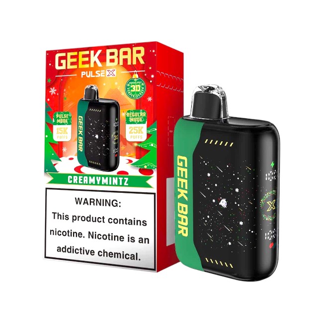 GEEK BAR PULSE X 25000 5% - CREAMYMINTZ