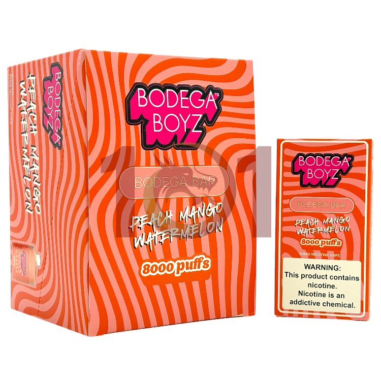 BODEGA BOYZ 8000 5% - PEACH MANGO WATERMELON