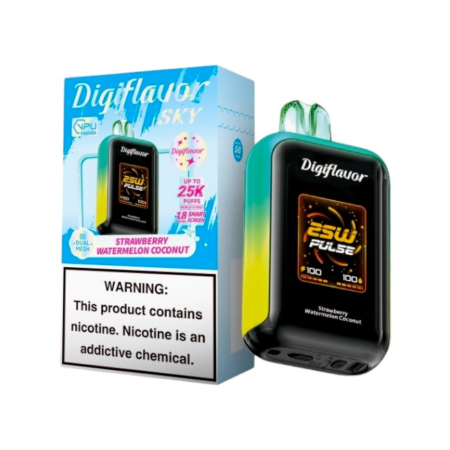 DIGIFLAVOR SKY 25000 5% - STRAWBERRY WATERMELON COCONUT