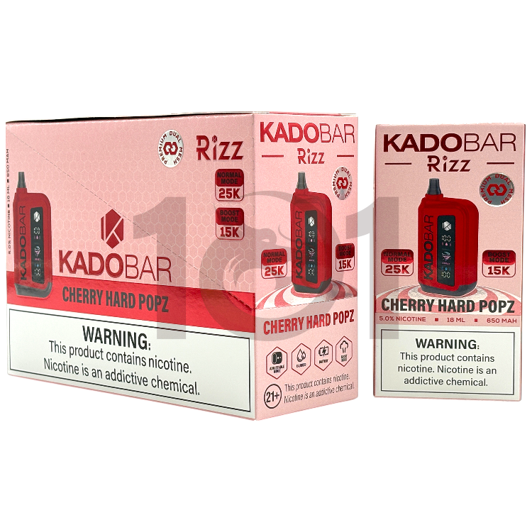 KADO BAR RIZZ 25000 5% - CHERRY HARD POPZ