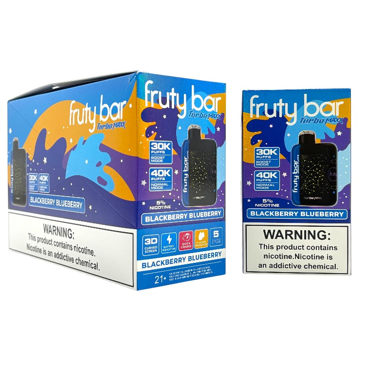 FRUTY BAR TURBO MAX 40000 5% - BLACKBERRY BLUEBERRY