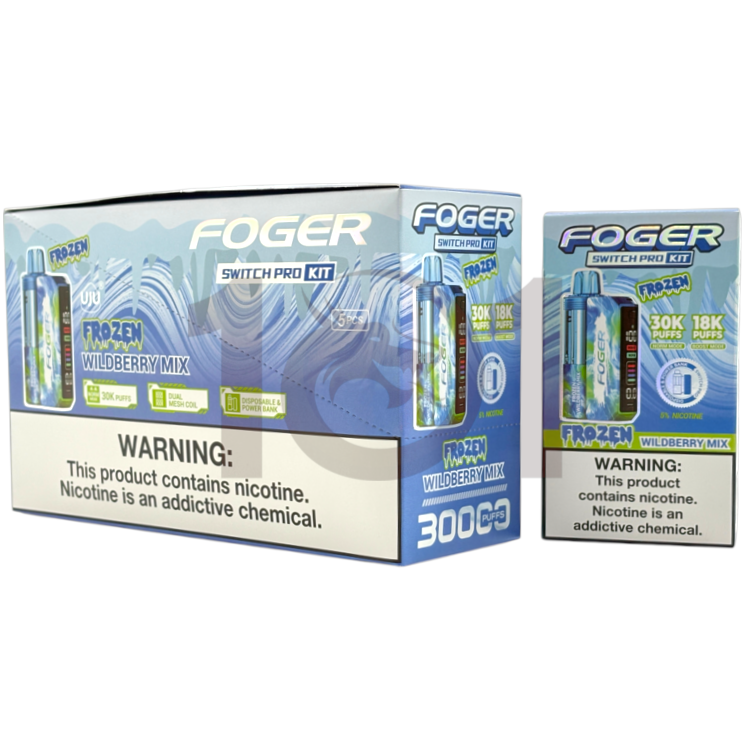 FOGER SWITCH PRO KIT 30000 5% - FROZEN WILDBERRY MIX