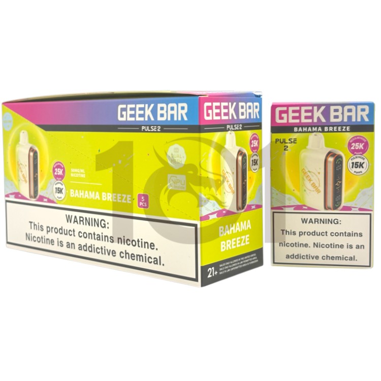 GEEK BAR PULSE 2 25000 5% - BAHAMA BREEZE