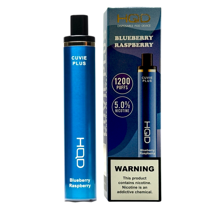 HQD CUVIE PLUS 1200 5% - BLUEBERRY RASPBERRY