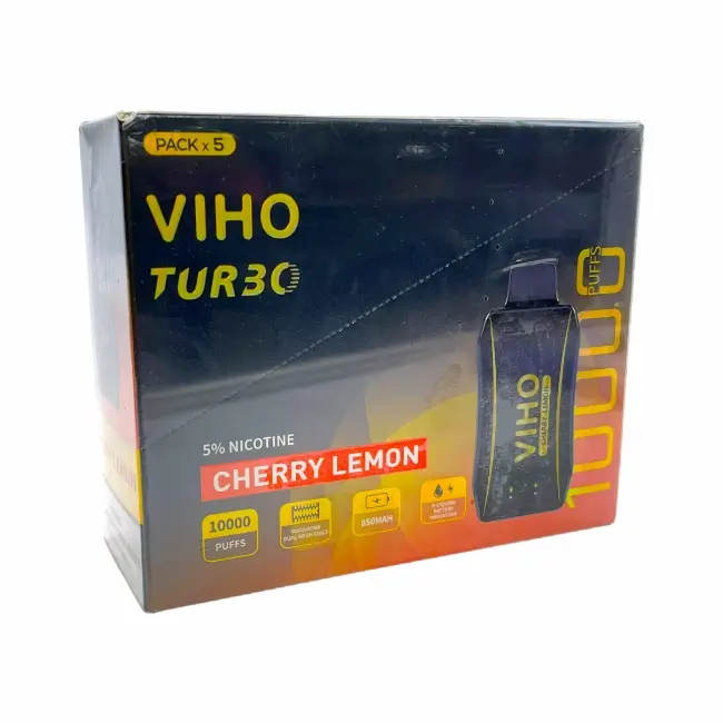 VIHO TURBO 10000 5% - CHERRY LEMON