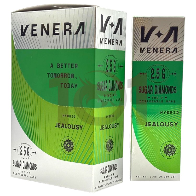 VENERA SUGAR DIAMONDS THCP 2.5GM HYBRID - JEALOUSY
