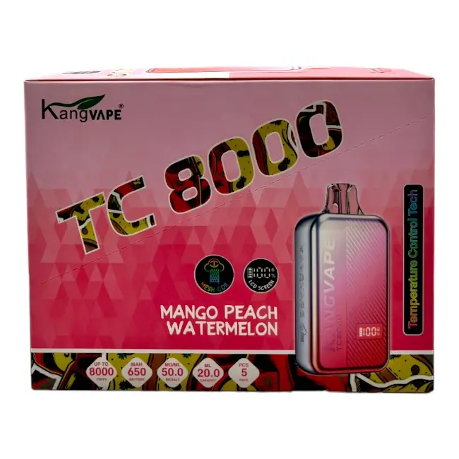 KANGVAPE TC8000 5% - MANGO PEACH WATERMELON
