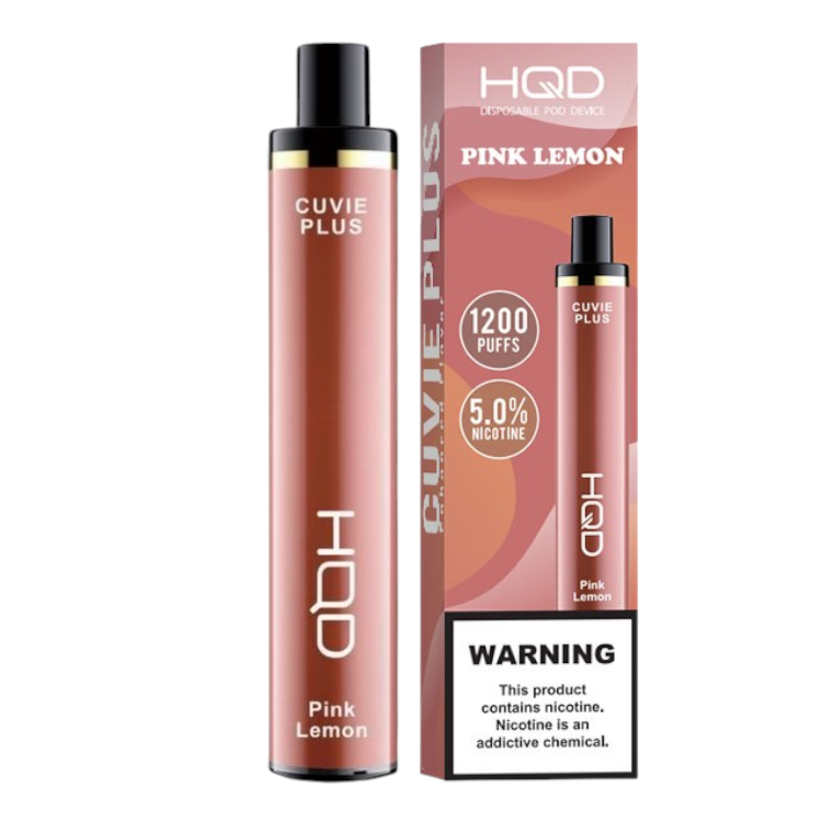 HQD CUVIE PLUS 1200 5% - PINK LEMON