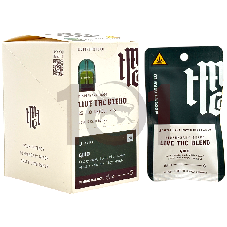 MODERN HERB CO LIVE THC BLEND 2GM POD - INDICA GMO