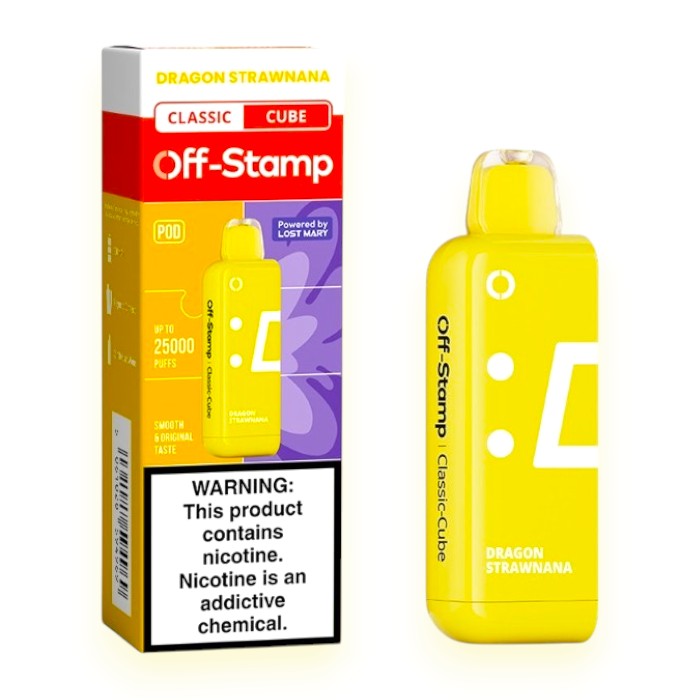 OFF-STAMP 25000 5% CUBE POD - CLASSIC DRAGON STRAWNANA
