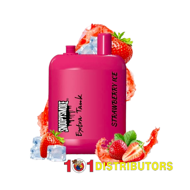 SNOOPY SMOKE EXTRA TANK 15000 5% - STRAWBERRY ICE