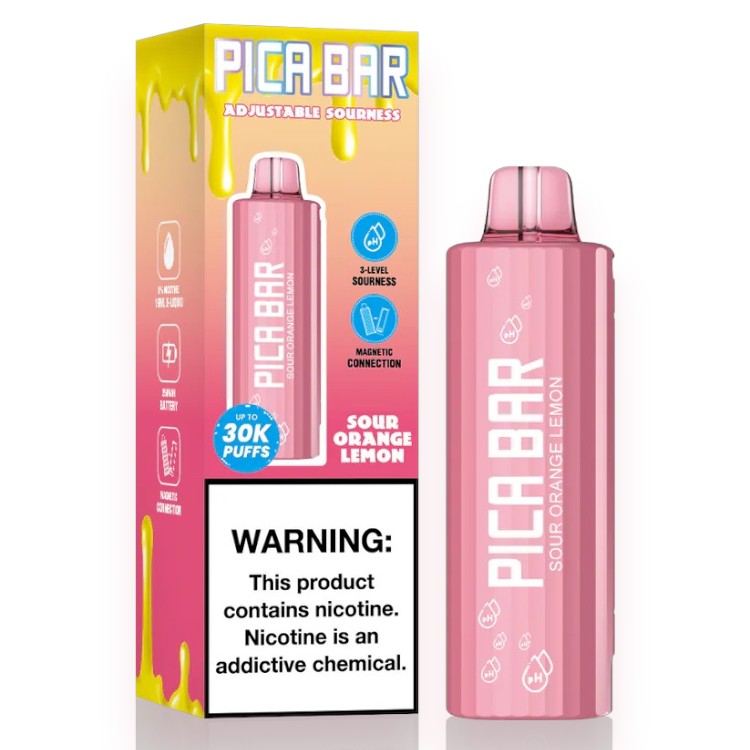 PICA BAR ADJUSTABLE COOLNESS 30000 5% - SOUR ORANGE LEMON