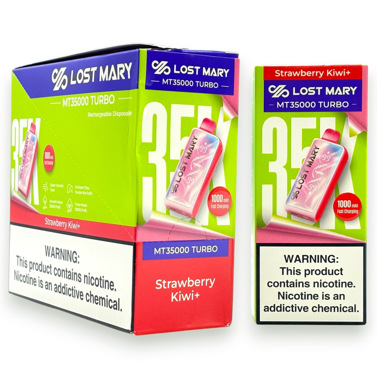 LOST MARY MT35000 TURBO 5% - STRAWBERRY KIWI+