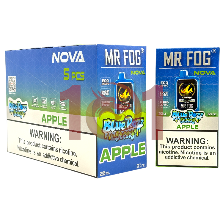MR FOG NOVA 36000 5% - BLUE RAZZ STEEZY APPLE