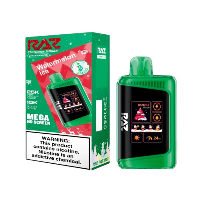 RAZ LTX 25000 5% CHRISTMAS EDITION - WATERMELON ICE