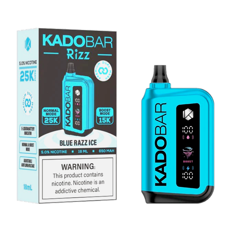 KADO BAR RIZZ 25000 5% - BLUE RAZZ ICE