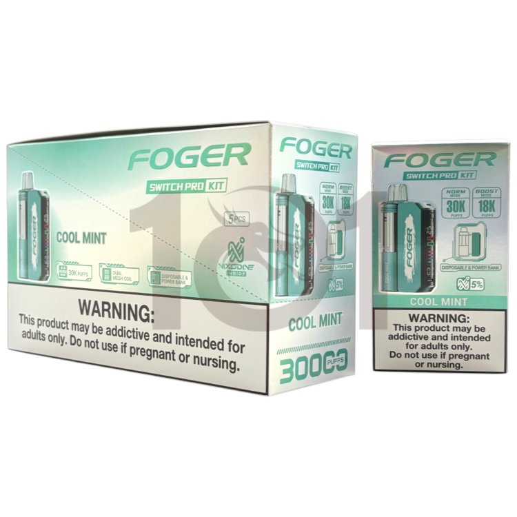FOGER NIXODINE SWITCH PRO 30000 POD DEVICE 5% - COOL MINT